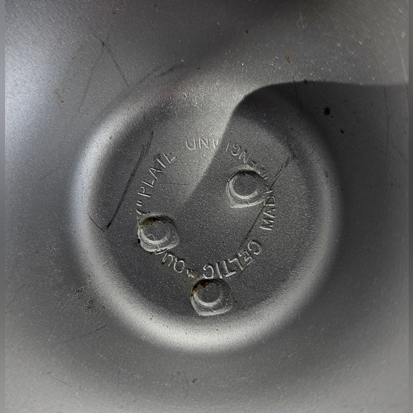 VINTAGE CELTIC QUALITY PLATE CO 3 PC PEDESTAL BOWL BLUE SILVER - Picture 8 of 8